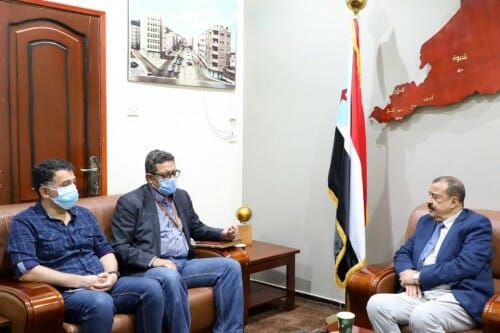 Major General Bin Brik receives Acting Director of Security and Safety at United Nations Office in Aden the capital
